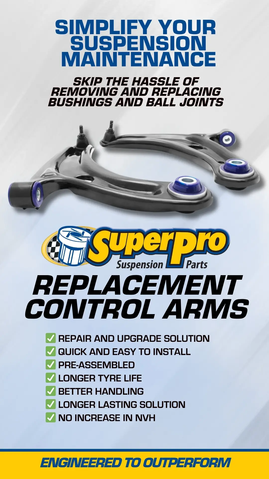 Replacement Control Arms